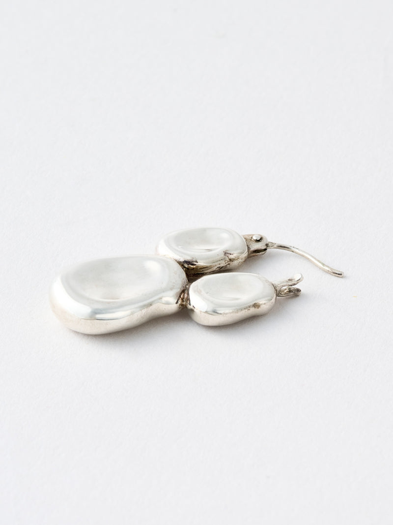 Beans Earrings（Silver）ビーンズ ピアス シルバー