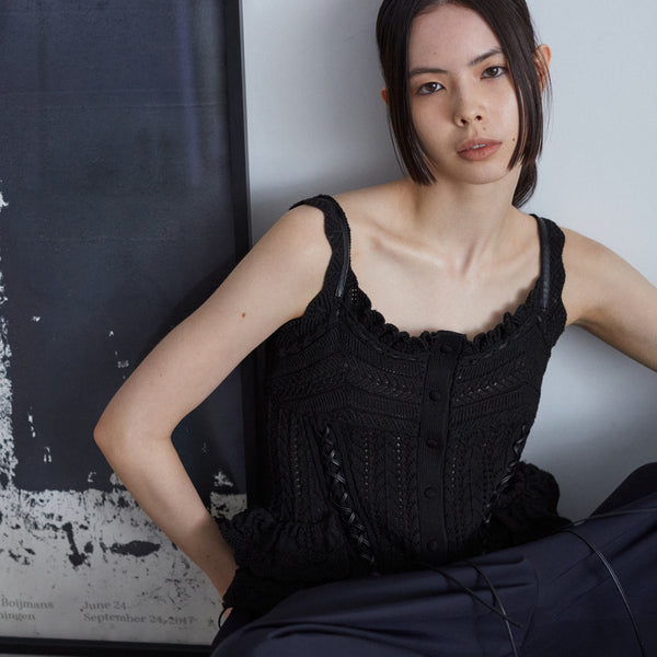 tanakadaisuke China button camisole キャミ tanakadaisuke