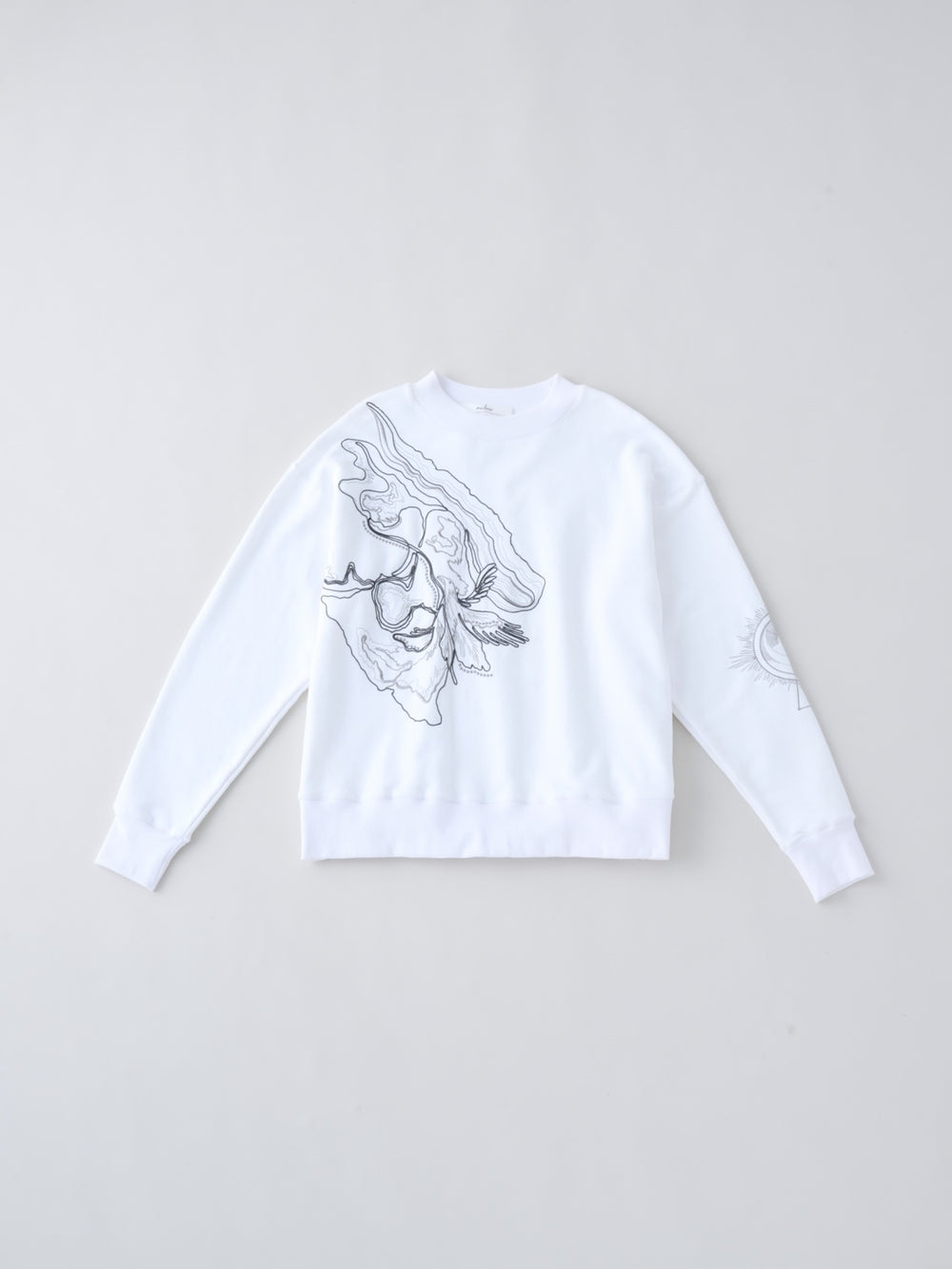 mukasa ORB EMBROIDERY SWEAT／刺繍スウェットプルオーバー