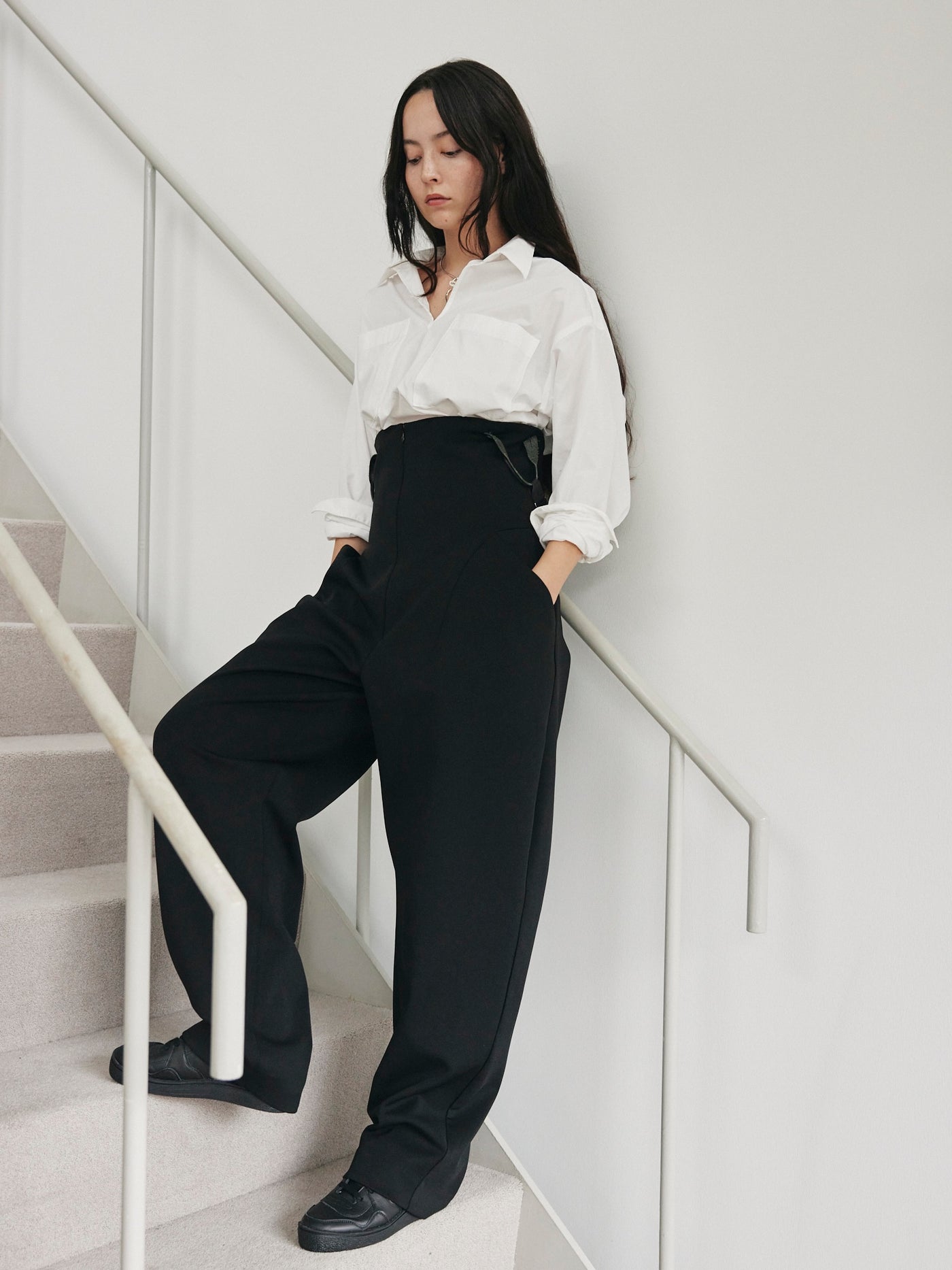 mtmodelist（エムティーモデリスト）サスペンダー付きパンツ – Numero