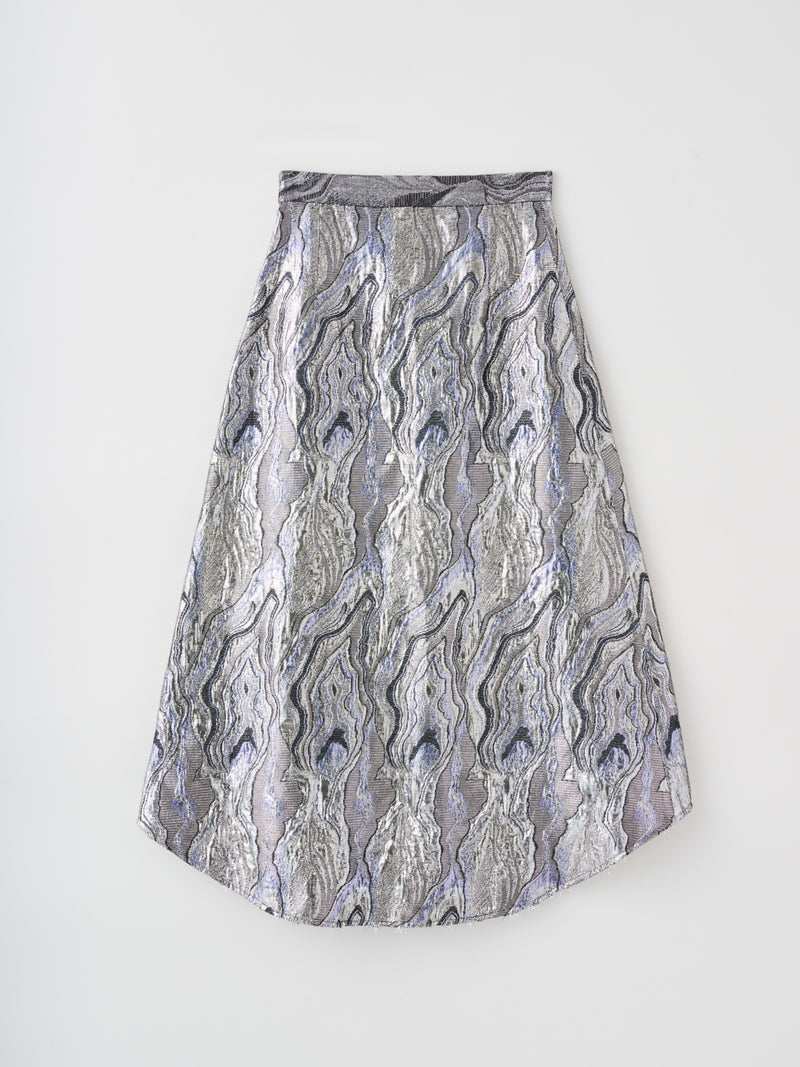 METARIC JAQUARD SKIRT メタリックジャカードスカート