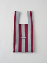 STRIPE MARKET BAG MEDIUM　ニットバッグ