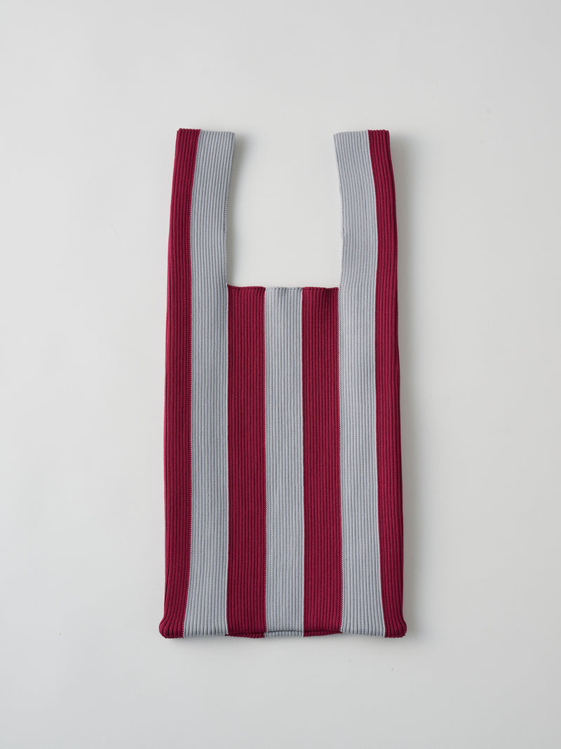 STRIPE MARKET BAG MEDIUM　ニットバッグ