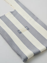 STRIPE MARKET BAG MEDIUM　ニットバッグ