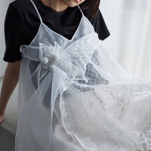 RIV NOBUHIKO（リブ ノブヒコ）AMY EMBROIDERY TOP ビーズ刺繍
