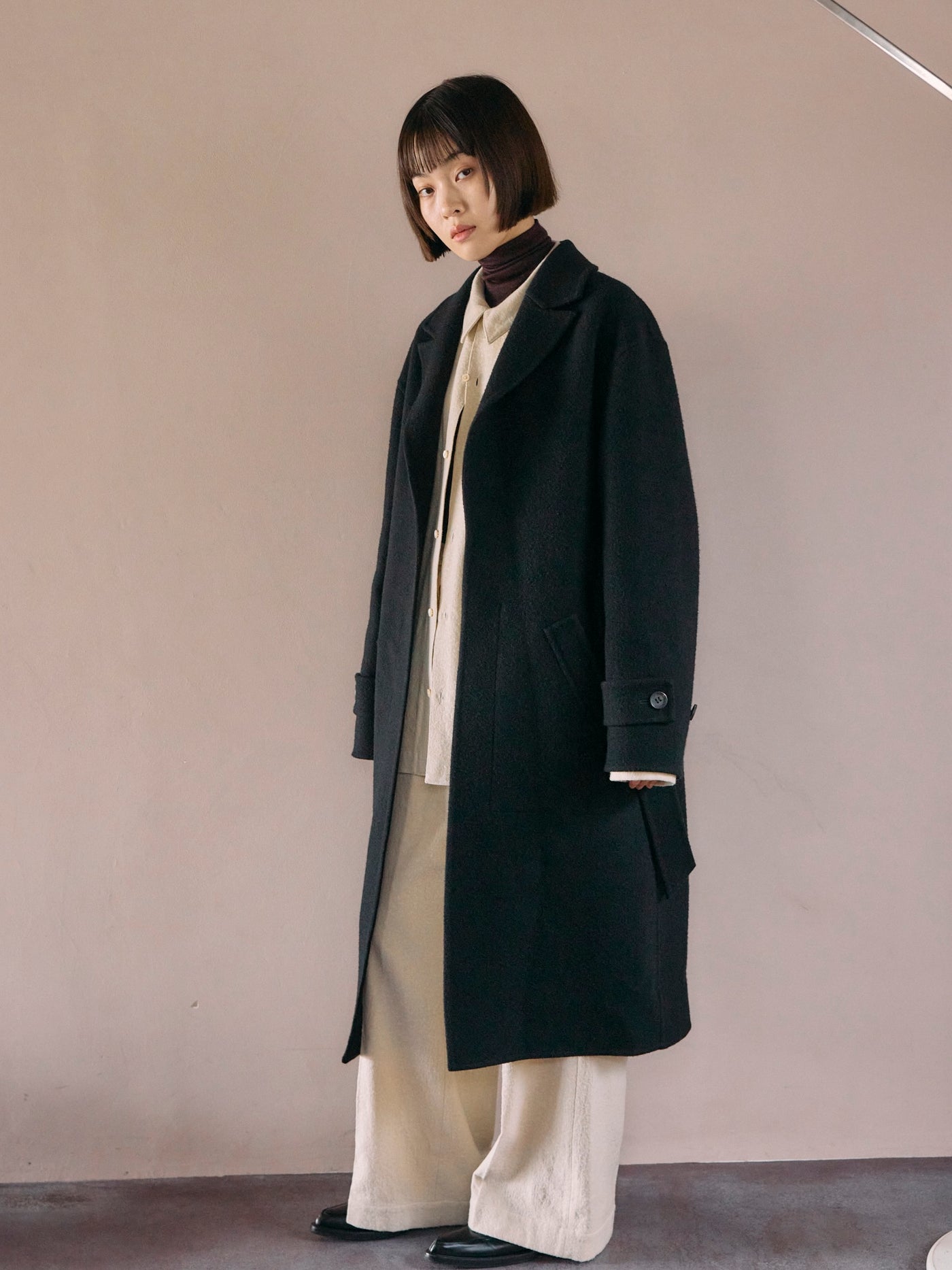 POSTELEGANT（ポステレガント）WOOL REVER COAT [2024AW] ウールリバーコート – Numero CLOSET