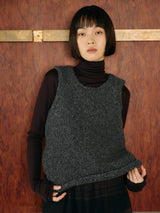 WOOL ALPACA HAND KNIT VEST[2024AW] ハンドニットベスト