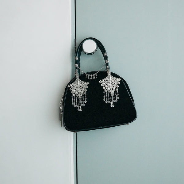 tanakadaisuke（タナカダイスケ）wing bijou hand bag ビジュー ハンドバッグ – Numero CLOSET