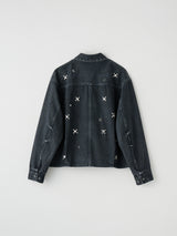 THE JEAN JACKET NIGHT SKY  スタッズ デニムジャケット