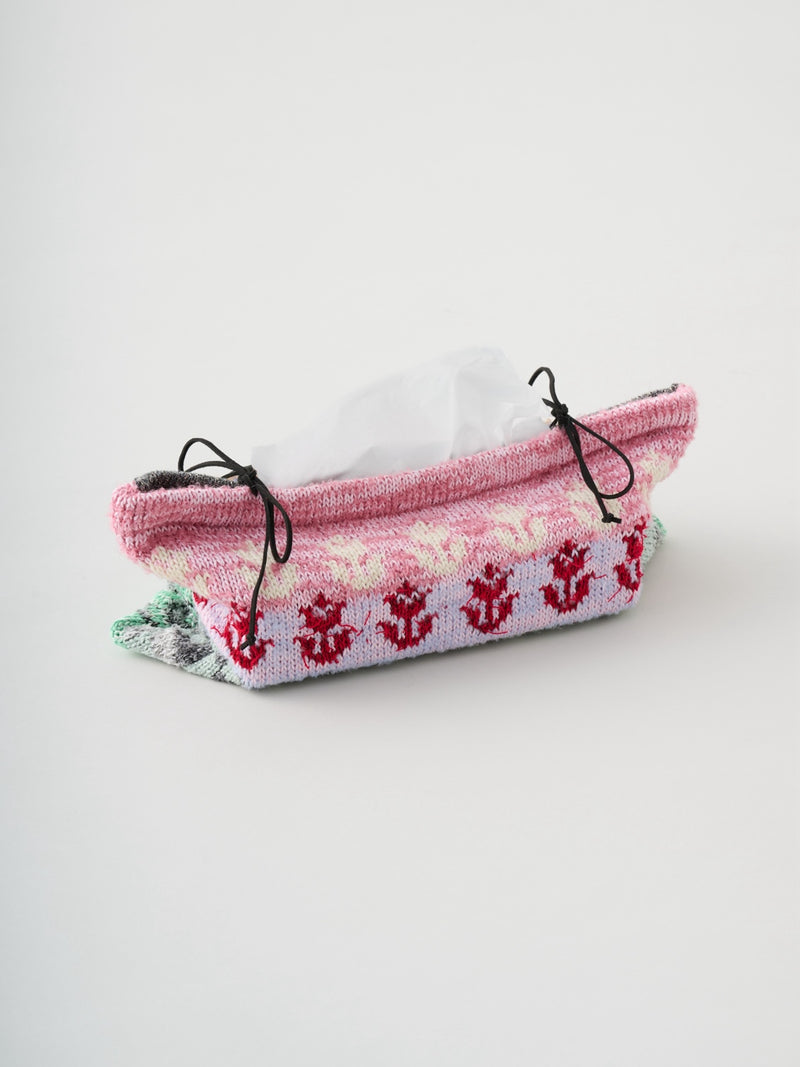 Handmade knit Tissue box cover ティッシュボックスカバー