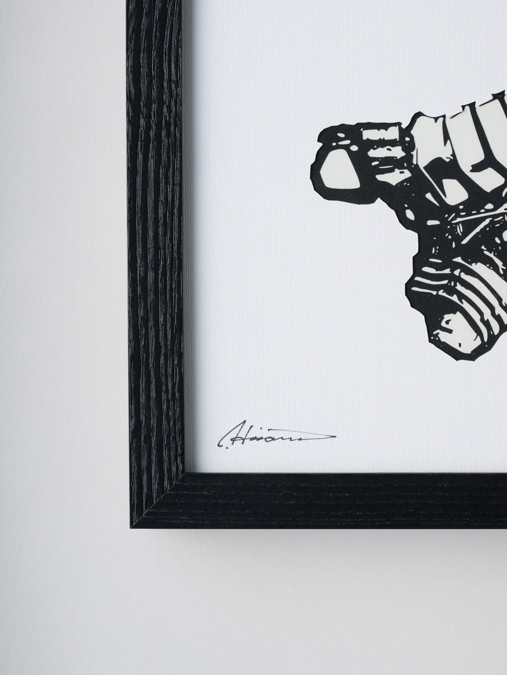 平野千明 《KONLAD TYPE : SHIBUYA JUNK02》カットワーク原画（額装