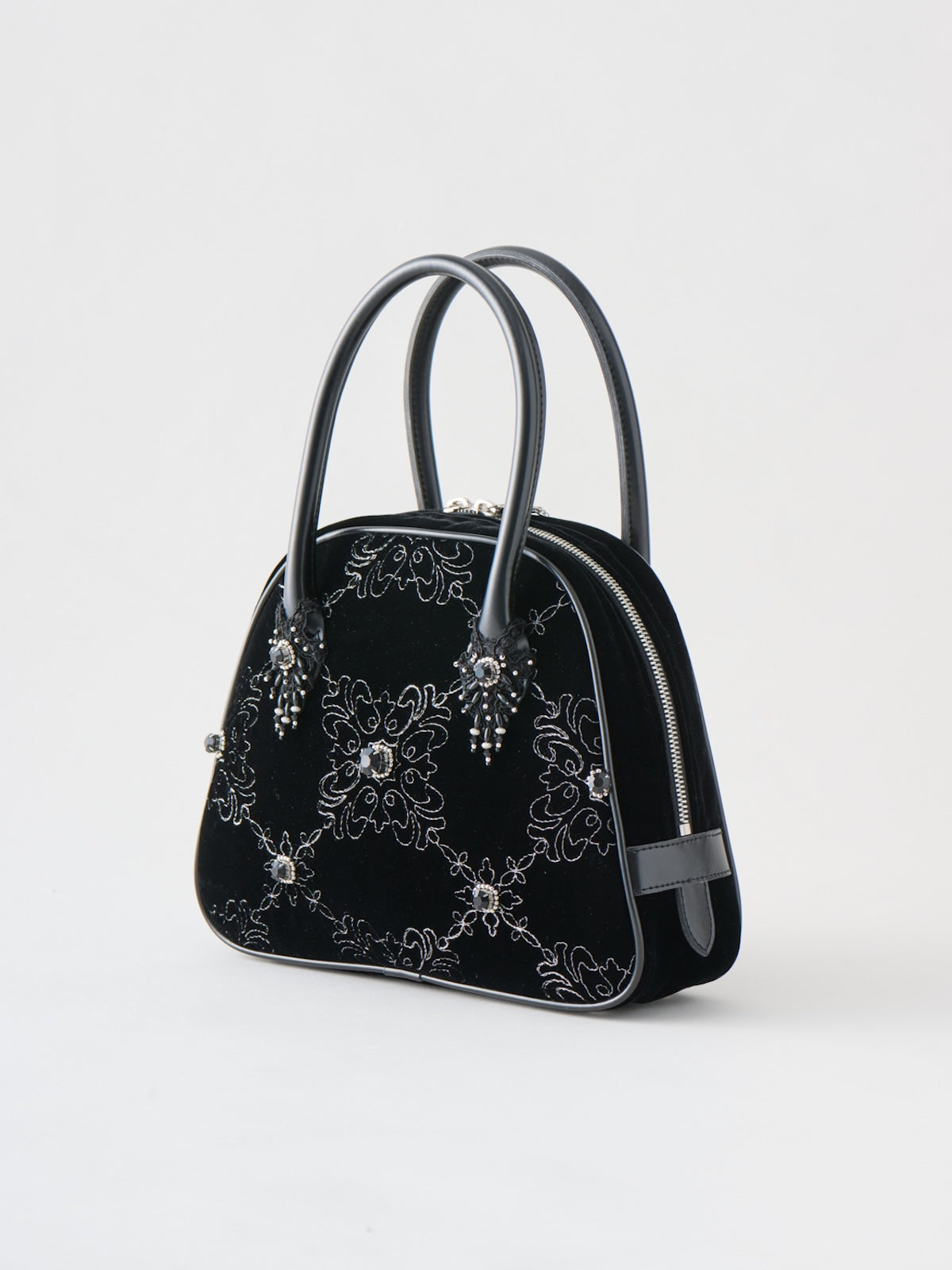 tanakadaisuke（タナカダイスケ）palace tiles velvet hand bag