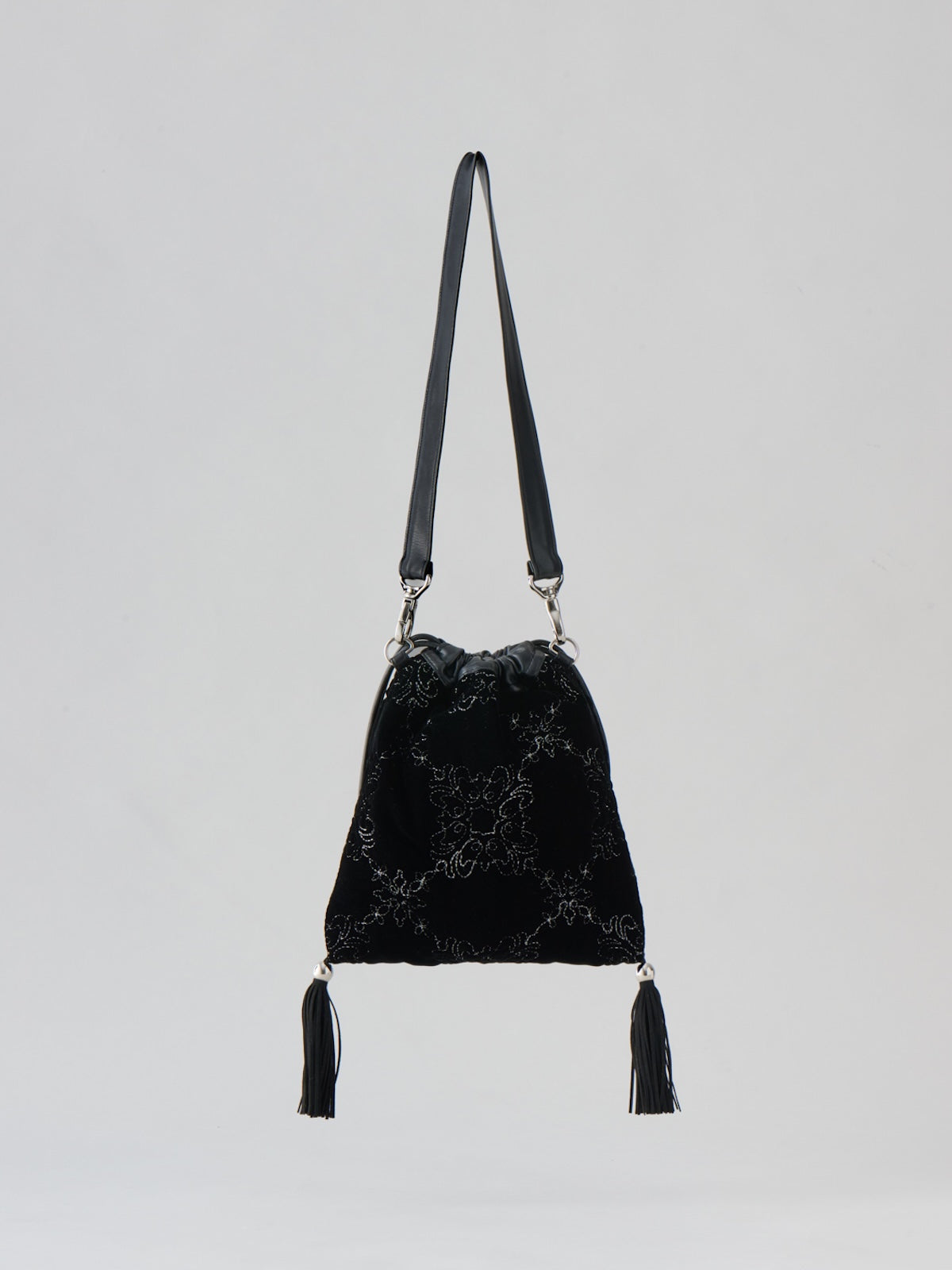 TanakaDaisuke キルティングビジュー巾着バッグ tanakadaisuke（タナカダイスケ）palace tiles quilted drawstring bag