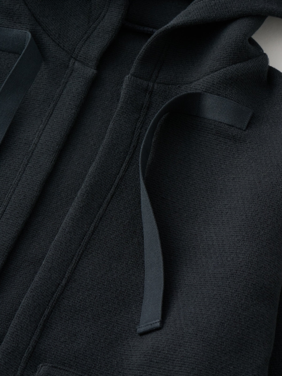 POSTELEGANT（ポステレガント）COTTON CASHMERE KNIT HOODIE 2024AW