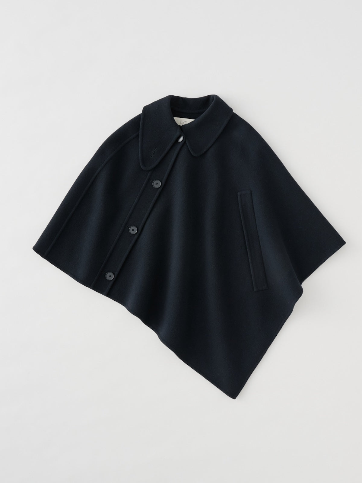 TĔLOPLAN（テーロプラン）Timon Cape／ アシメトリーケープ マント