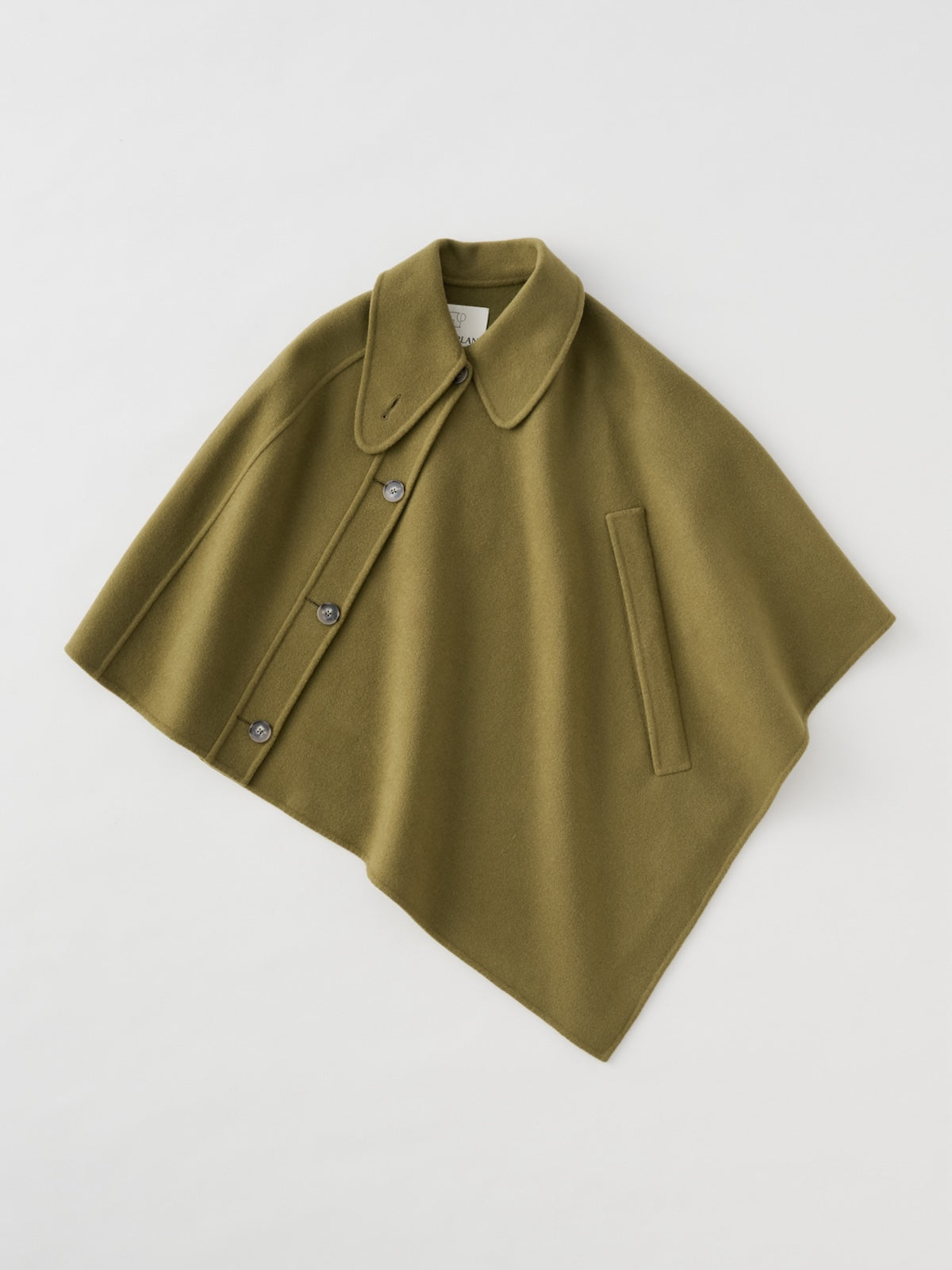 TĔLOPLAN（テーロプラン）Timon Cape／ アシメトリーケープ マント