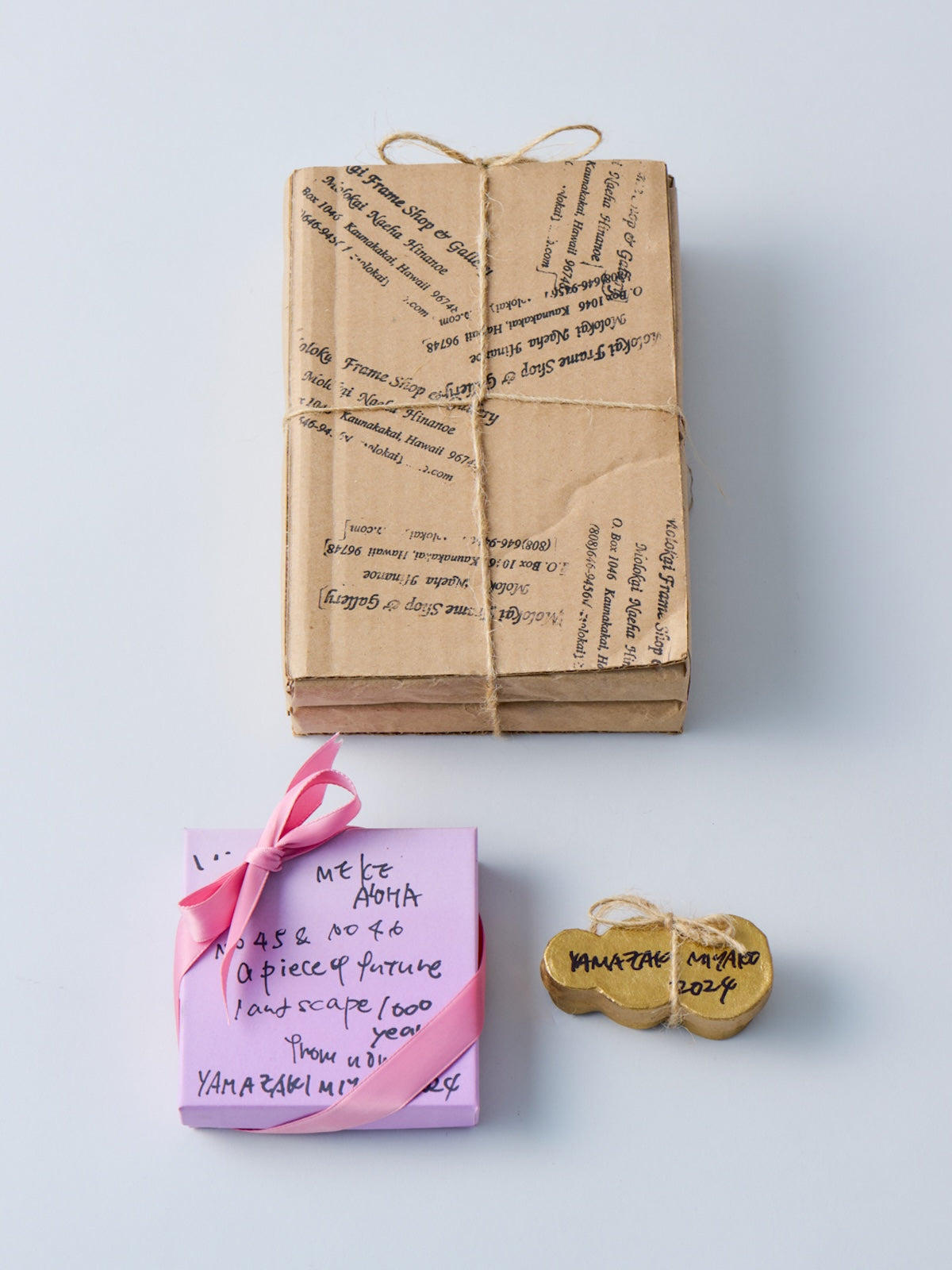 山崎美弥子 アート作品 ＜hiki i na hoku／loaa he momi＞かけら