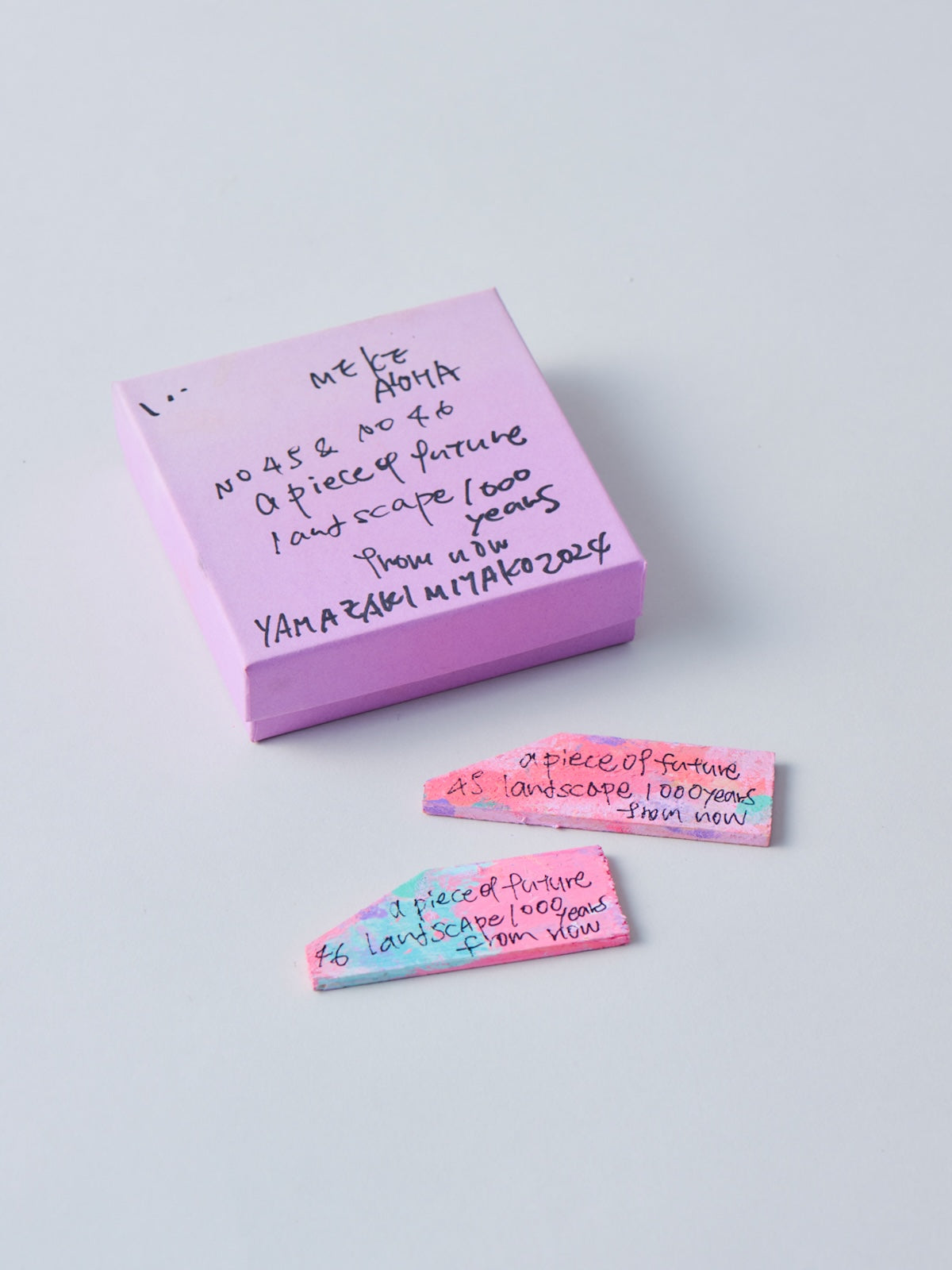 山崎美弥子 アート作品 ＜hiki i na hoku／loaa he momi＞かけらno.45