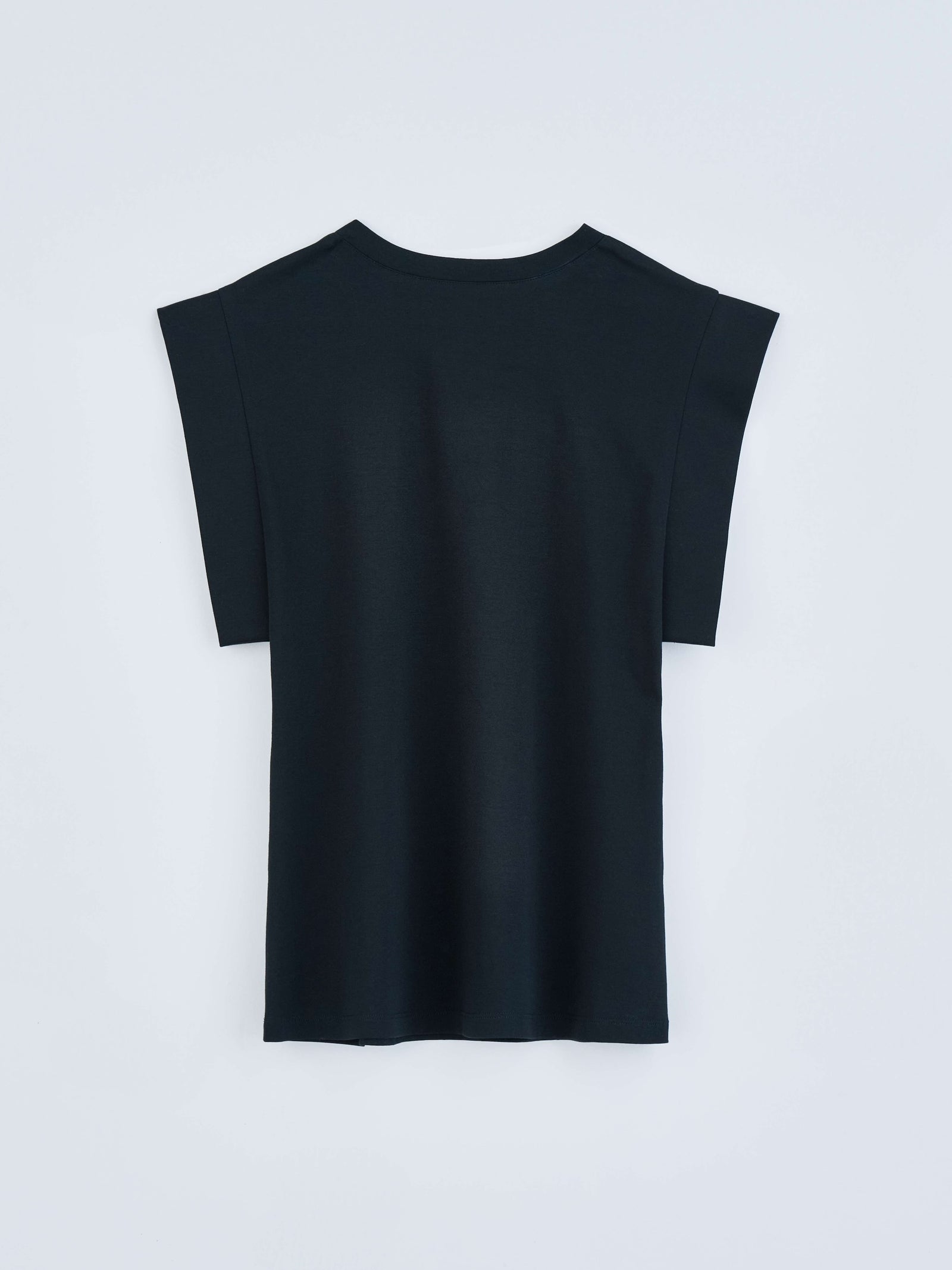 美品★PEPLUM TEE ペプラム Tシャツ カットソー BLACK 36 OMOCHI PEPLUM T-SHIRT / Black ペプラムベルト付きTシャツ