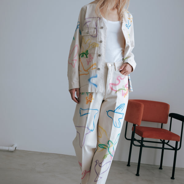 パンツ TANAKA THE JEANTROUSERS WHITE DOVEFLOWER 20240422_numero216411_600x600_
