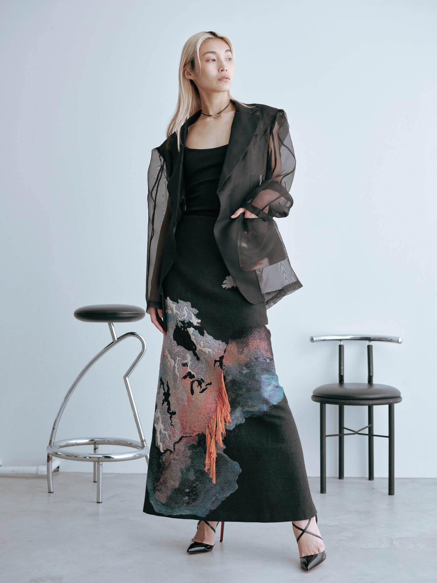 cosmic jacquard skirt／スカート – Numero CLOSET
