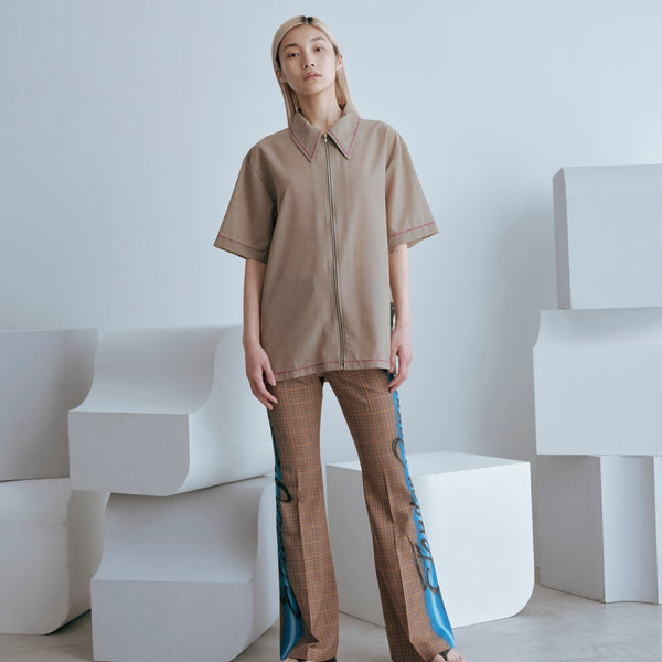 ZIP HALF SHIRT／シャツ – Numero CLOSET