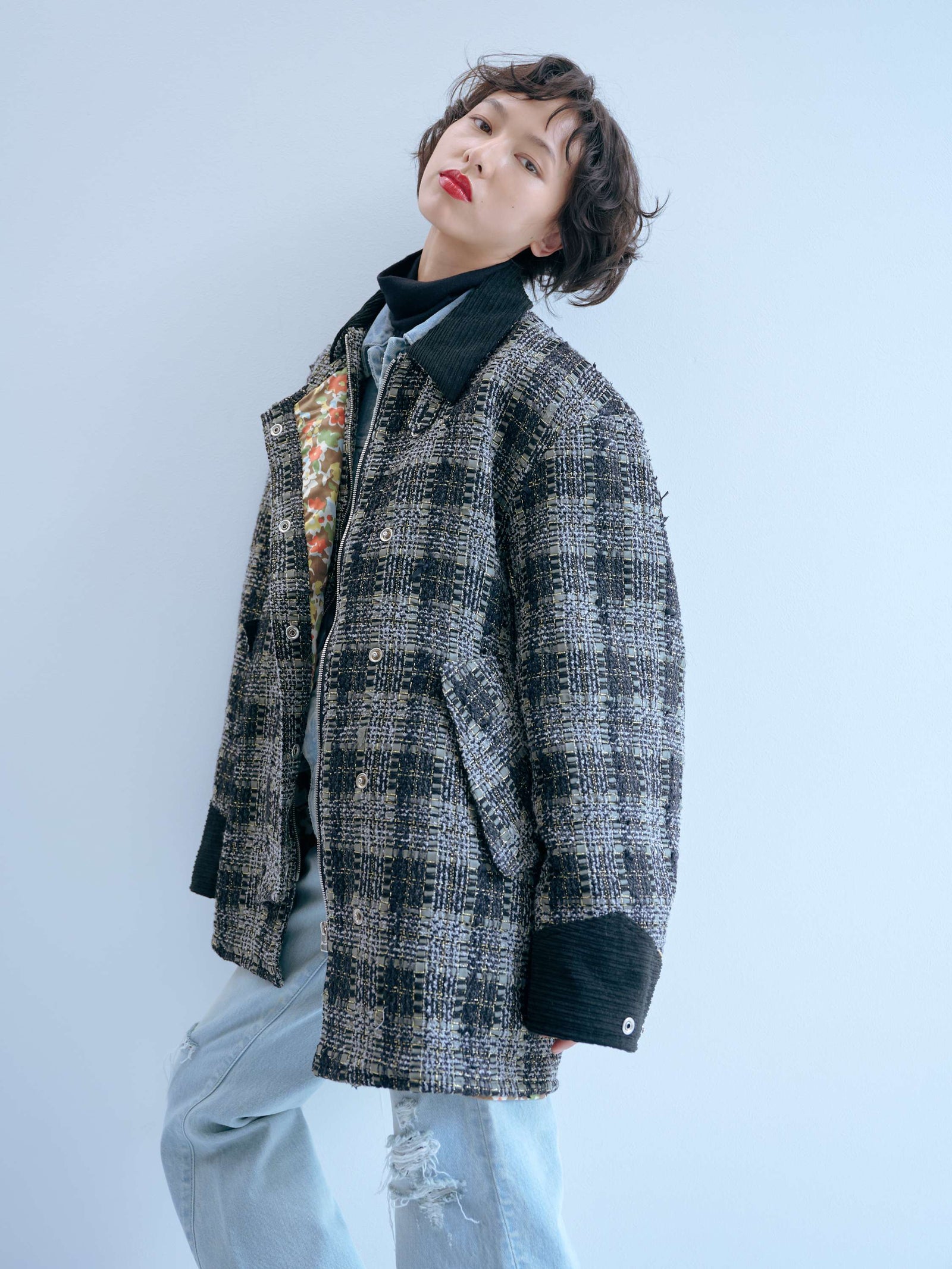 TANAKA（タナカ）｜TWEED FIELD COAT ツイードフィールドコート