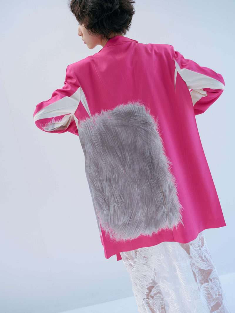 Garment Printed Flat Jacket　製品プリント フラットパターンジャケット