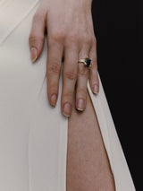 Double Pipe OCT Ring  オニキスリング  Silver