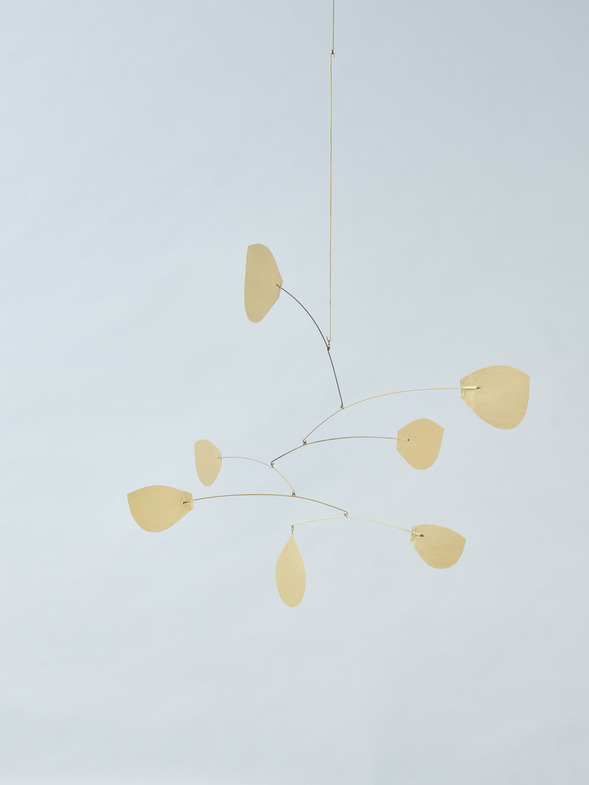 pentacle ✥真鍮製 ハンドメイド モビール✥pe4 吊るしメタルモビール 7parts（Leaf Wide / L） – Numero CLOSET