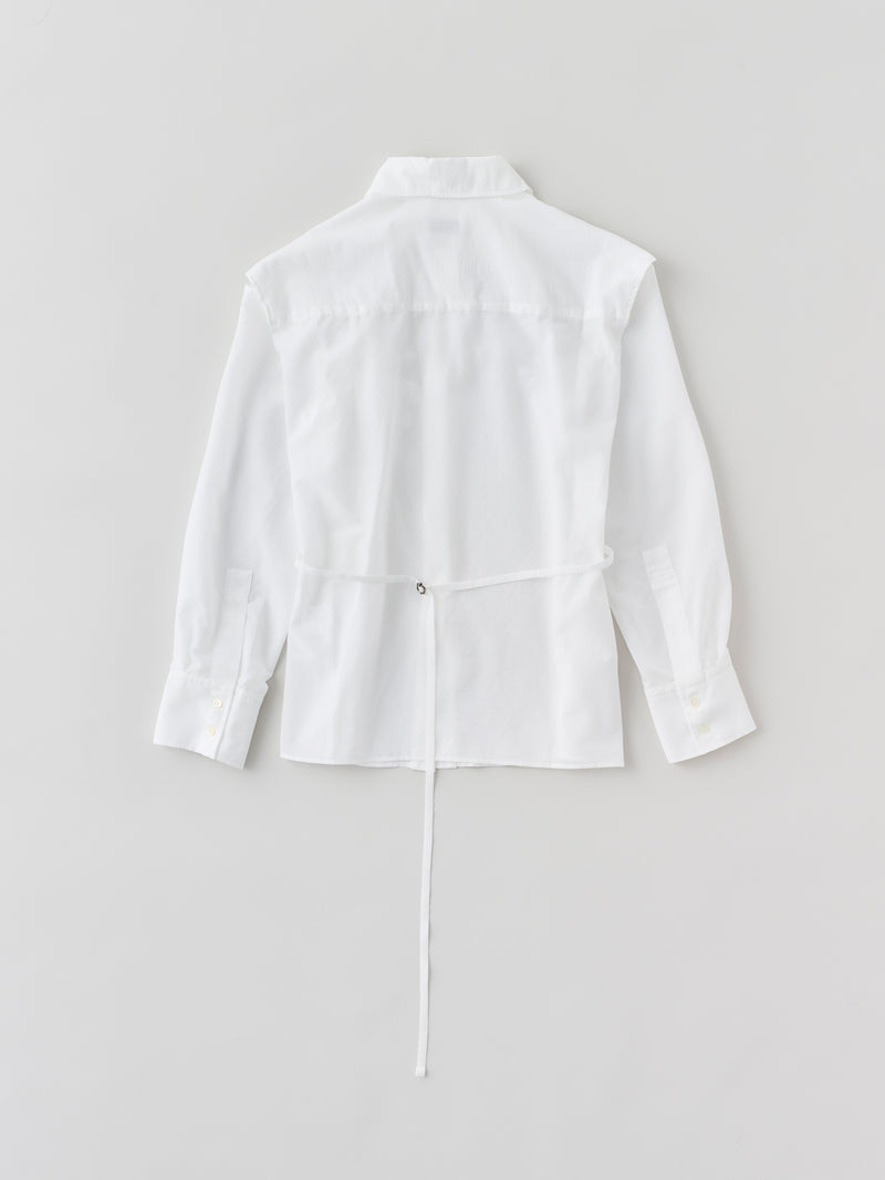 MICHE SHIRT 刺繍ホワイトシャツ