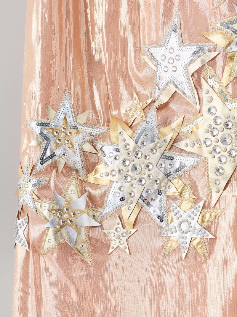 Star Embroidered Dress  星刺繍 キャミソールロングドレス