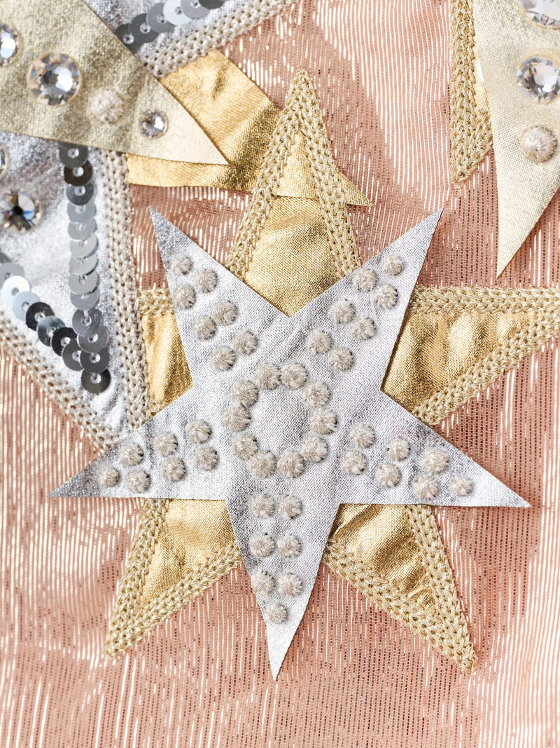 Star Embroidered Dress  星刺繍 キャミソールロングドレス