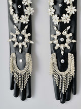 Bijou Embroidered Glove  ビジュー刺繍ロンググローブ