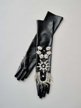 Bijou Embroidered Glove  ビジュー刺繍ロンググローブ