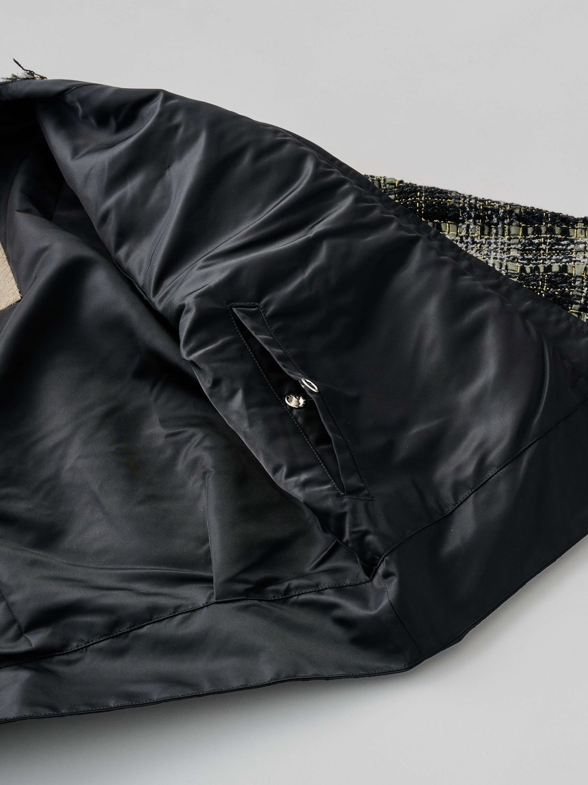 OUAT  BOMBER ボンバージャケット 2ツイード JAPAN BLUE JEANS ジャパンブルージーンズ ヘリンボンツイード
