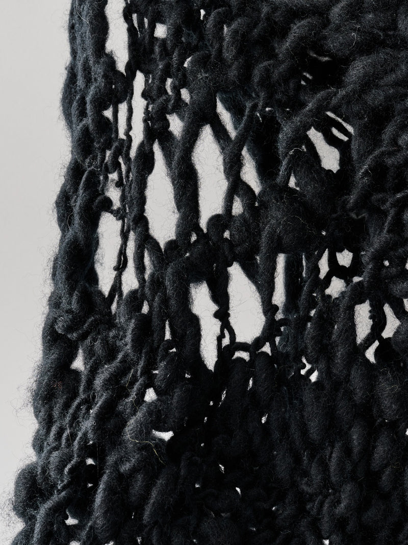 【予約販売】HAND SPAN MULTI VEST  手紡ぎハンドニットベスト