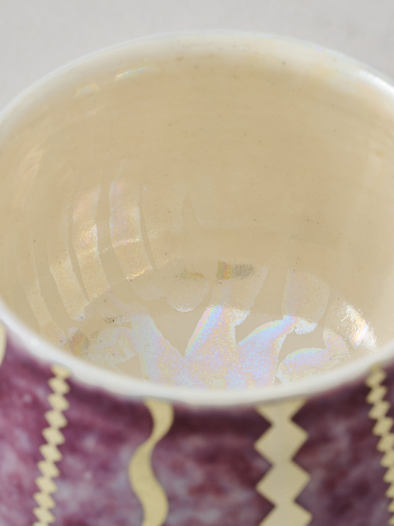 高橋朋子 酒杯・ぐい呑み《紫光彩盃 豊咲》（T6）