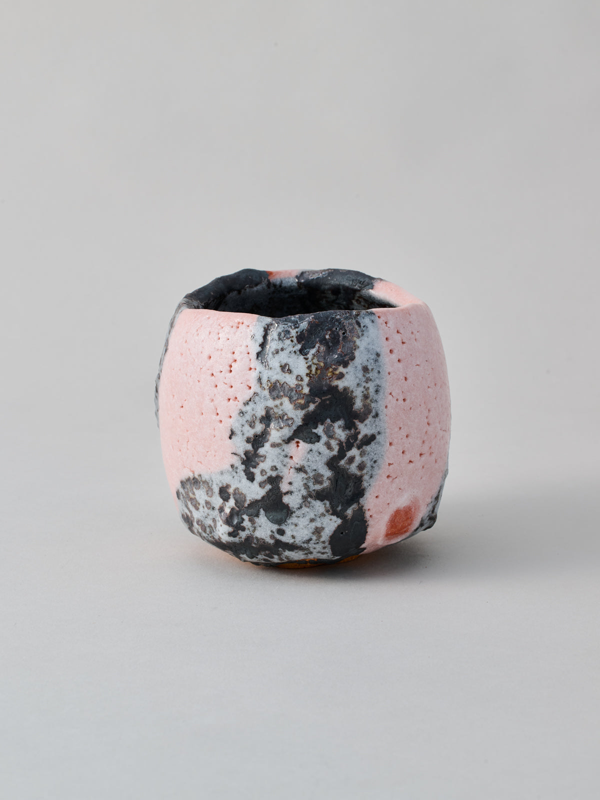 林友加 志野茶碗 A（ピンク濃グレー）木箱付き – Numero CLOSET