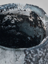 林友加 志野茶碗 B（黒グレー）木箱付き