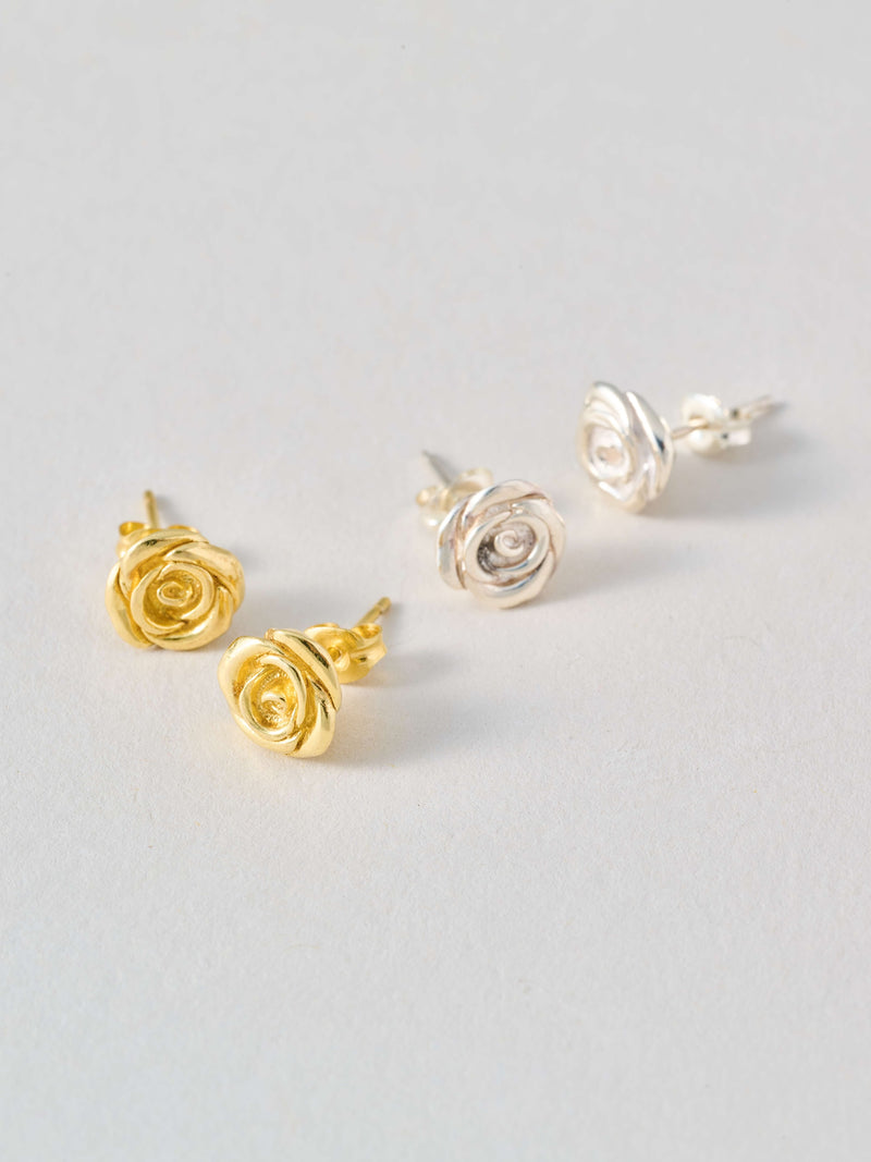 Rose Earring  バラモチーフ ピアス silver / gold