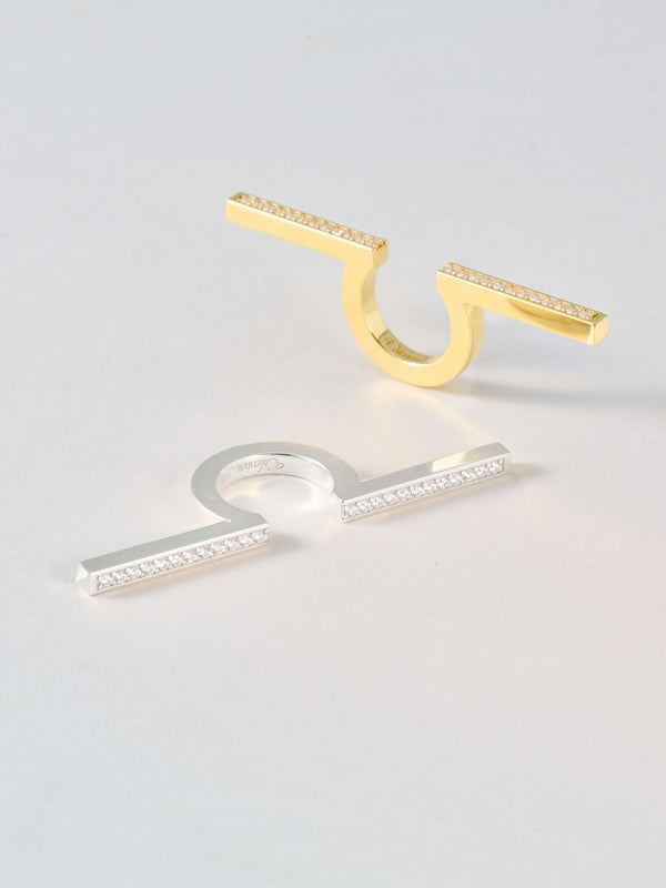 Studs Stick Ring スタッズスティックリング  Silver / Gold