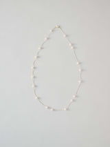 Long Pearl Chain Necklace  ロング パール チェーン ネックレス Silver/Gold
