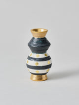 高橋朋子 《銹光彩蓋付小壺（振出）》菅蓋付（T14）