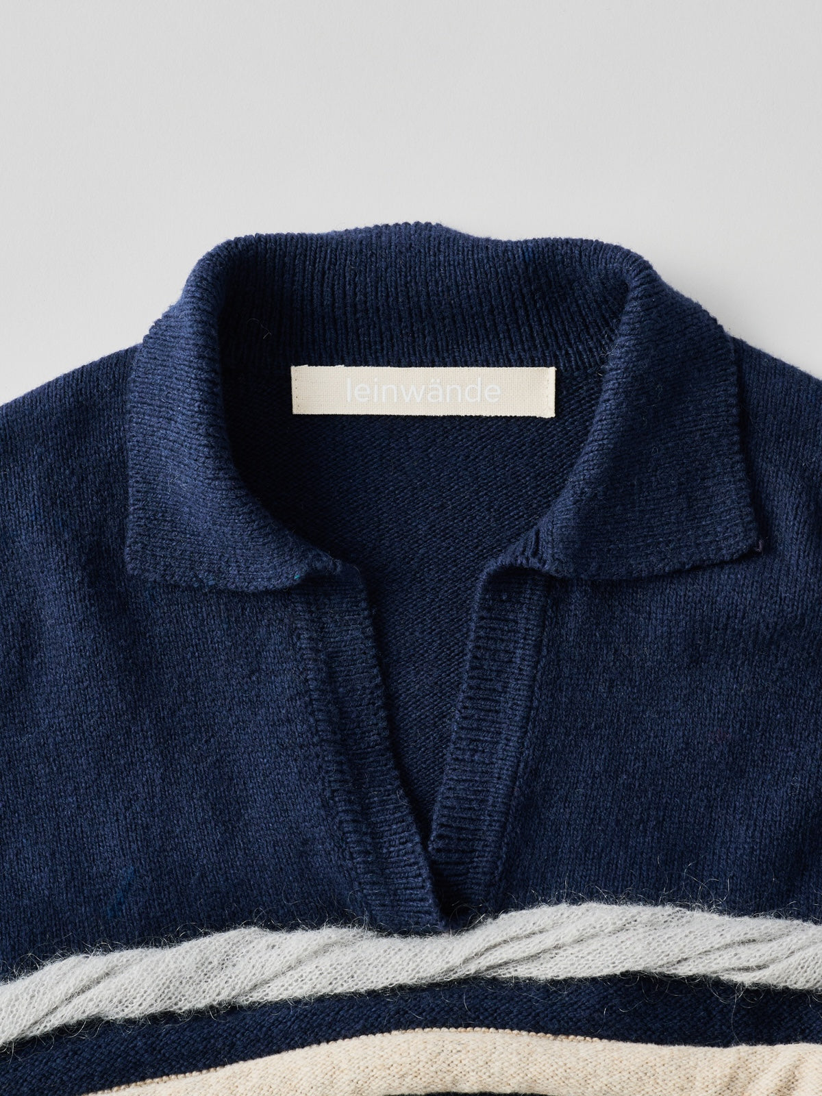 Textured Ruffle Sleeve Polo ラッフルスリーブポロニットトップ
