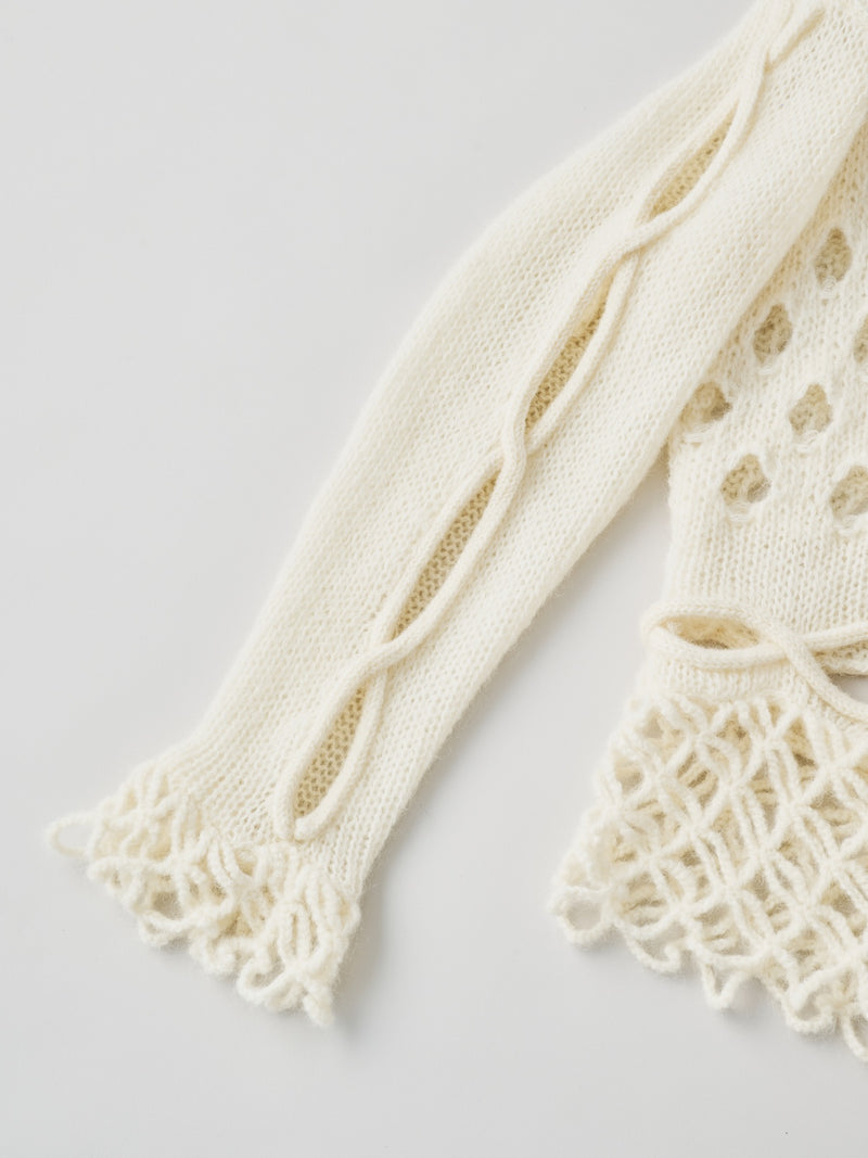 Cable&Dot Mohair Sweater  ケーブル＆ドットモヘアセーター