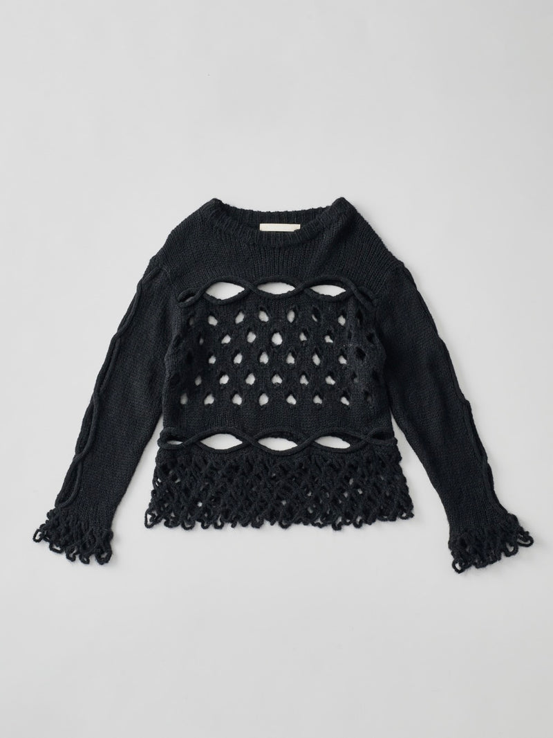 Cable&Dot Mohair Sweater  ケーブル＆ドットモヘアセーター