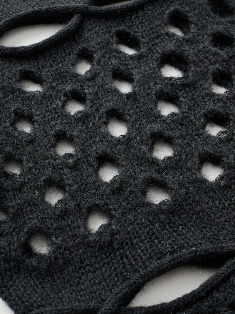 Cable&Dot Mohair Sweater  ケーブル＆ドットモヘアセーター