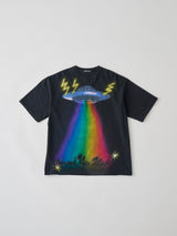 HAND PAINTING T-Shirts　UFOハンドペイントオーバーサイズTシャツ