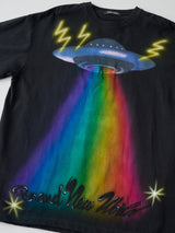 HAND PAINTING T-Shirts　UFOハンドペイントオーバーサイズTシャツ